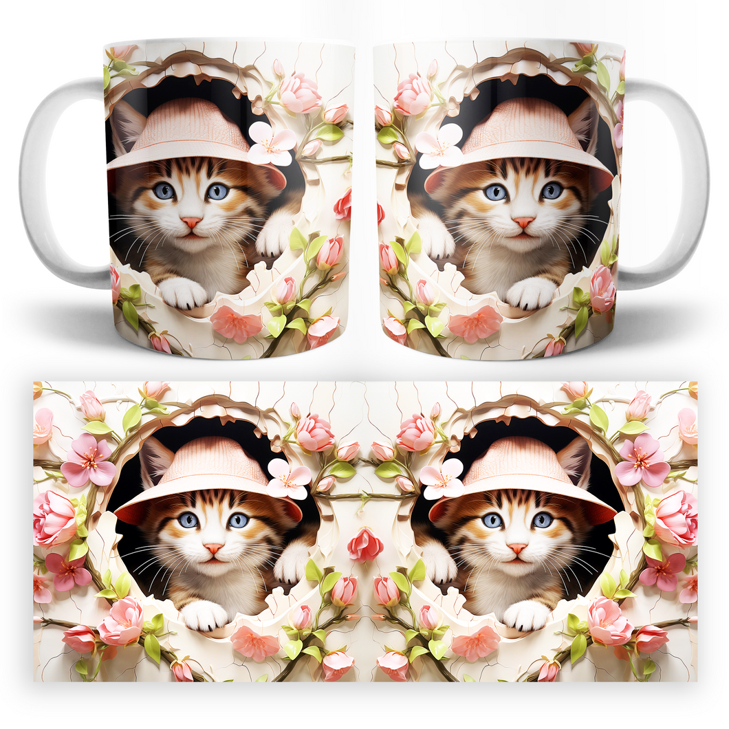 Taza Gato 3D Mod. 11