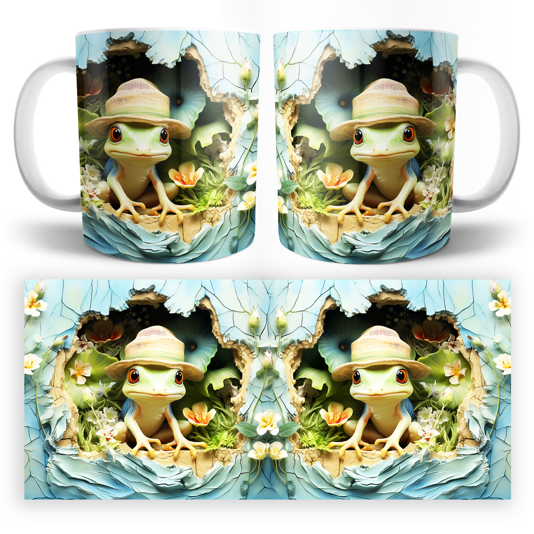 Taza Lagarto 3D Mod. 2