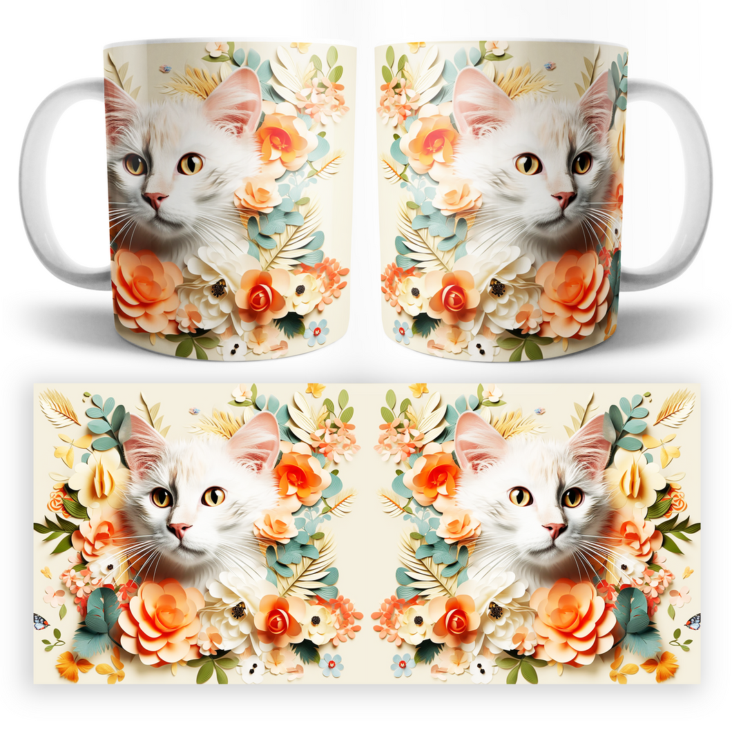 Taza Gato 3D Mod. 12