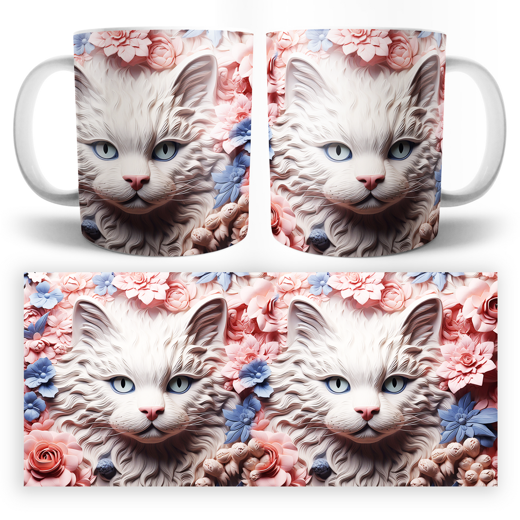 Taza Gato 3D Mod. 13