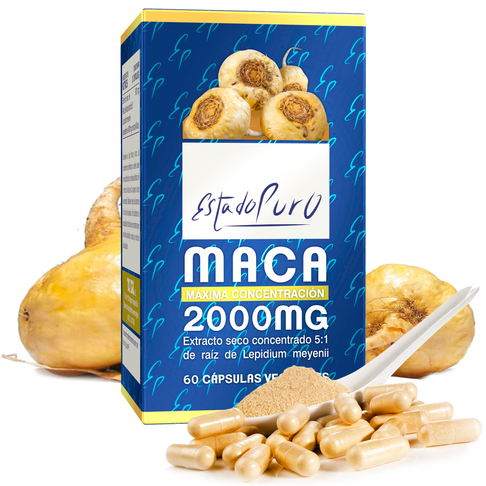 Maca 2000 mg 60 capsulas