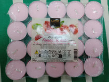 Cargar imagen en el visor de la galería, Pack 20 Velas Aroma Fresas con Nata
