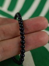 Cargar imagen en el visor de la galería, Pulsera Turmalina Negra 4 mm
