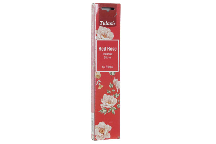 ¡Oferta! Incienso Tulasi Varilla Rosa Roja 2 iguales x 1€