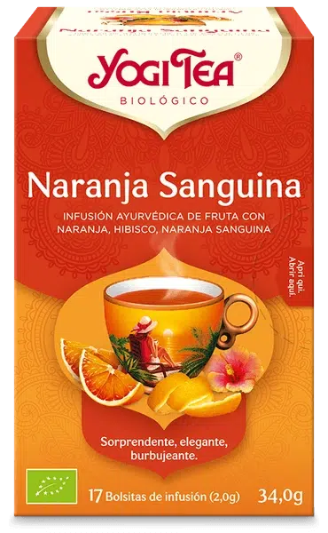 Yogi Tea Naranja Sanguinea 17 Bolsitas