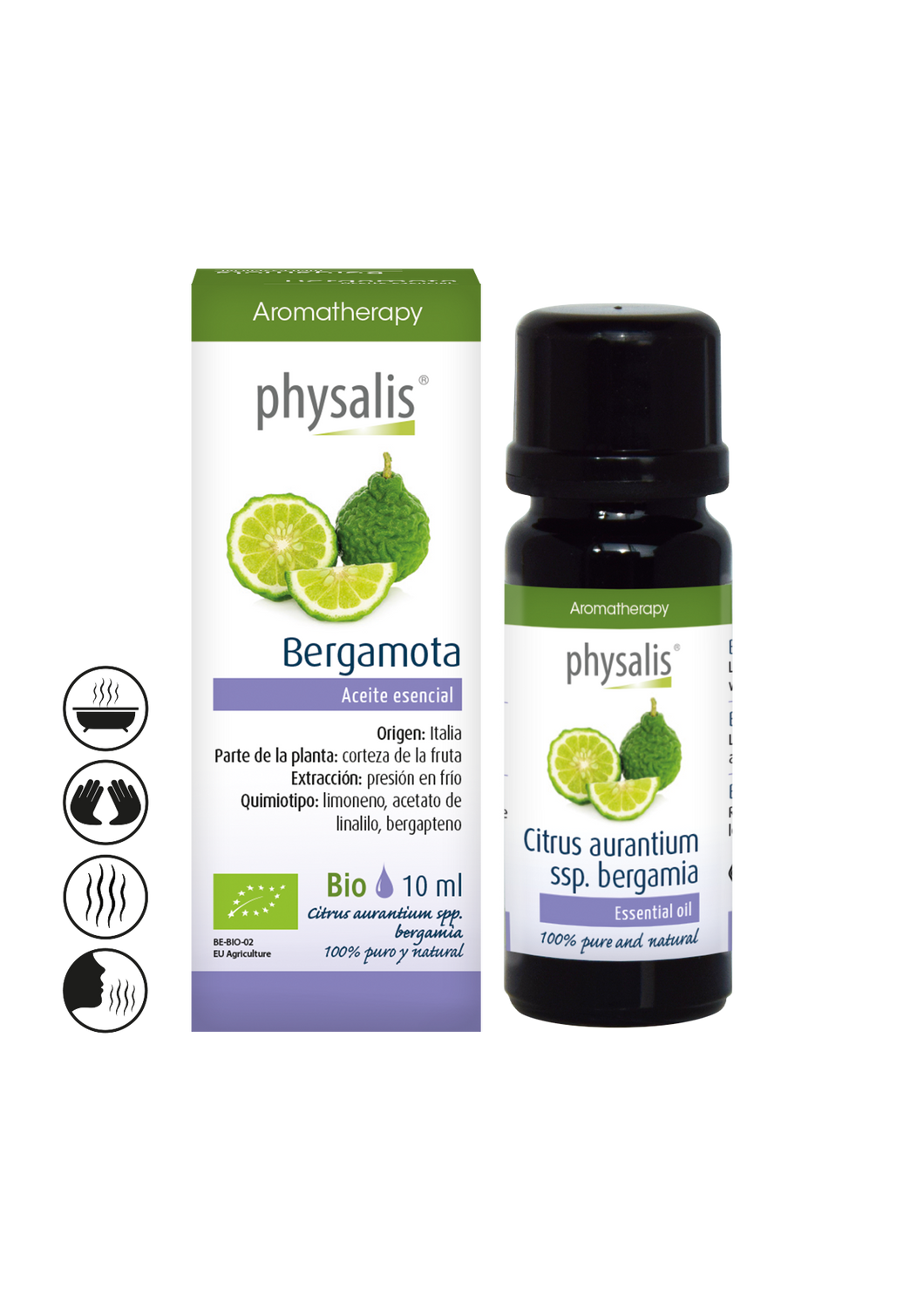 Aceite Esencial Bergamota 10 ml Bio Physalis