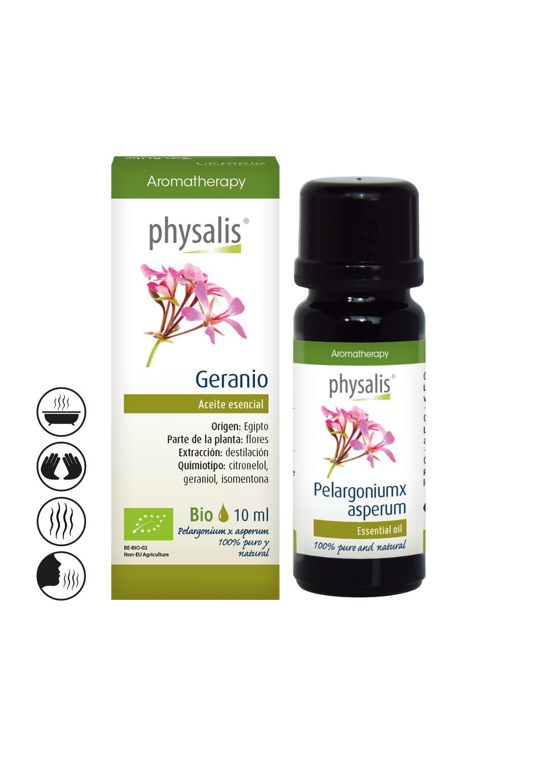 Aceite Esencial de Geranio Bio 10 ml