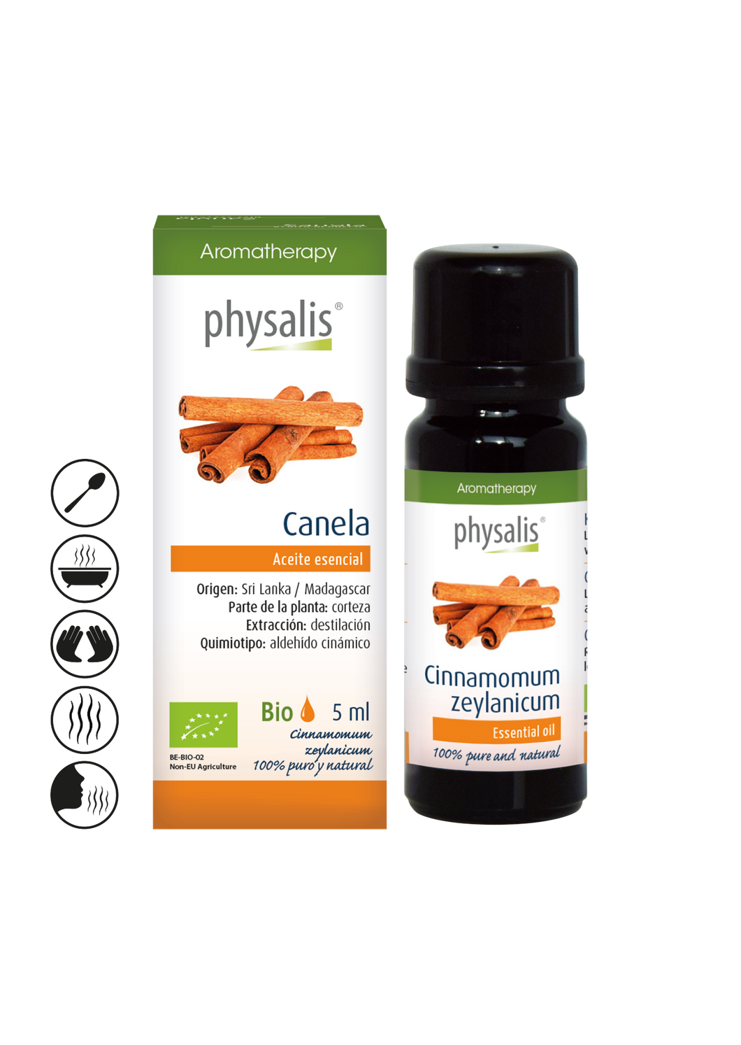 Aceite esencial canela (Cinnamomum zeylanicum) 5 ml