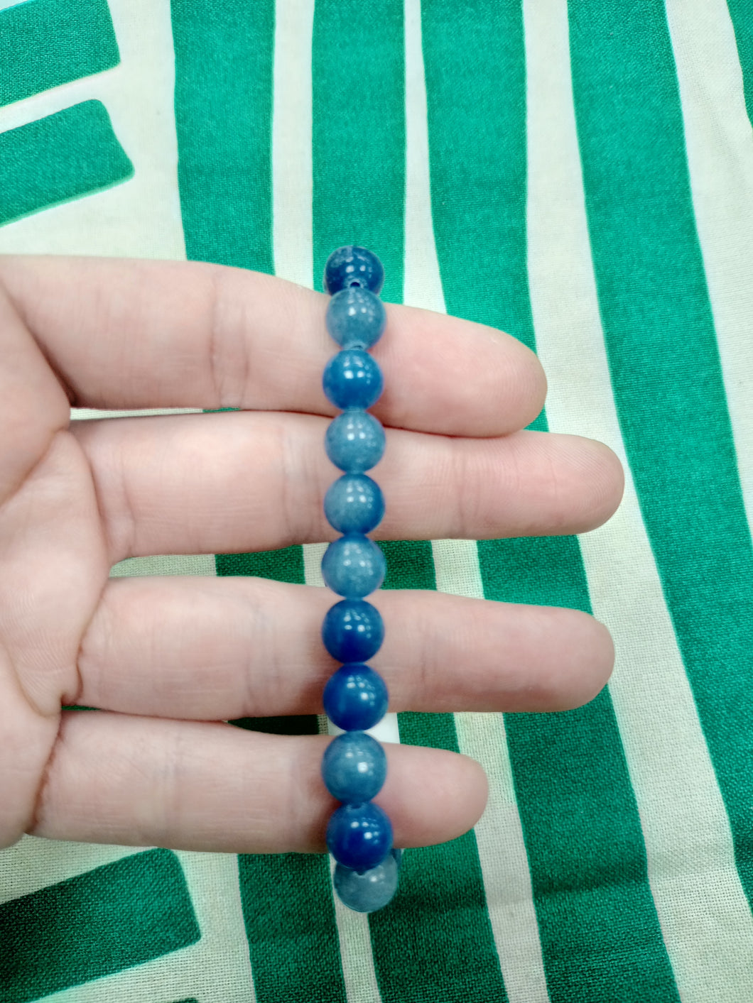 Pulsera Jade Azul 8 mm