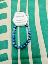 Cargar imagen en el visor de la galería, Pulsera Jade Azul 8 mm
