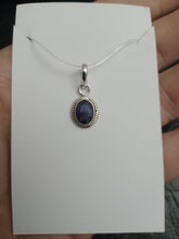 Cargar imagen en el visor de la galería, Colgante Plata Zafiro Mod 1
