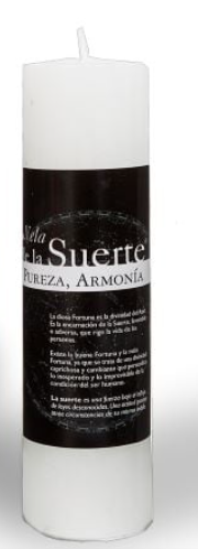 Vela de la Suerte Blanca (Pureza, Armonía)