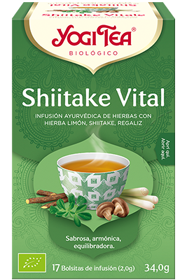 Yogi Tea Setas Shitake con Kombucha Deshidratado