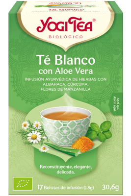 Yogi Tea Te Blanco con Aloe Vera