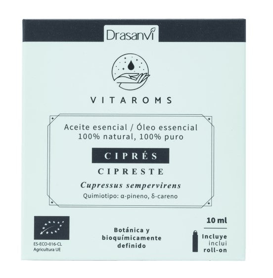 Aceite Esencial de Ciprés Ecológico 10 ml (Apto uso alimentario)