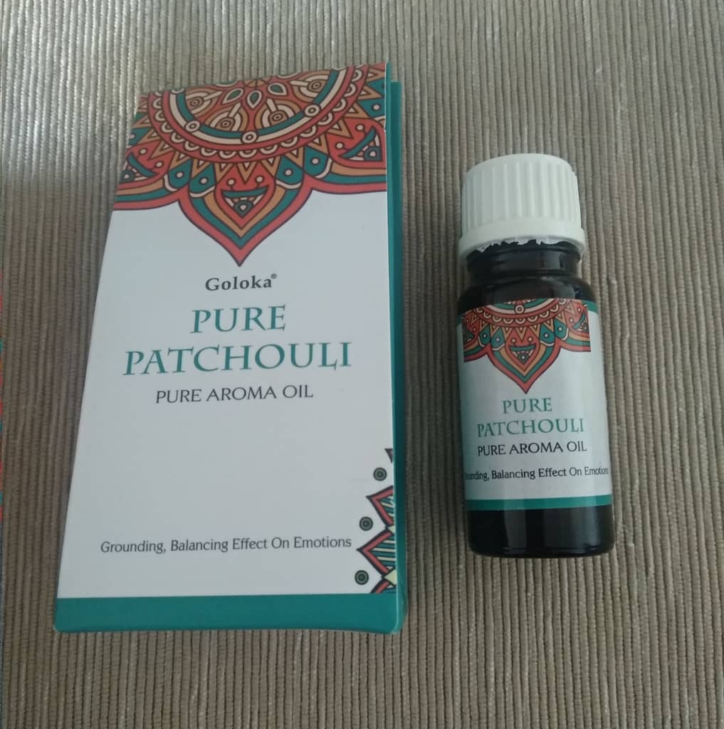 Aceite Aromatico de Patchouli Goloka 10 ml (liquidación)