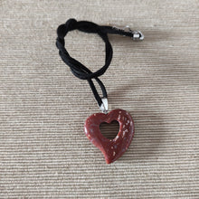 Cargar imagen en el visor de la galería, Colgante Jaspe Rojo Corazon Mod. 4
