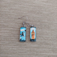 Cargar imagen en el visor de la galería, Pendientes Glass &amp; Steel Mary Poppins
