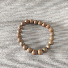 Cargar imagen en el visor de la galería, Pulsera Elástica Jaspe Madera 8 mm
