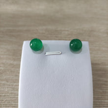 Cargar imagen en el visor de la galería, Pendientes Pin Onix verde 10 mm
