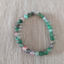 Cargar imagen en el visor de la galería, Pulsera Jade multicolor 6 mm
