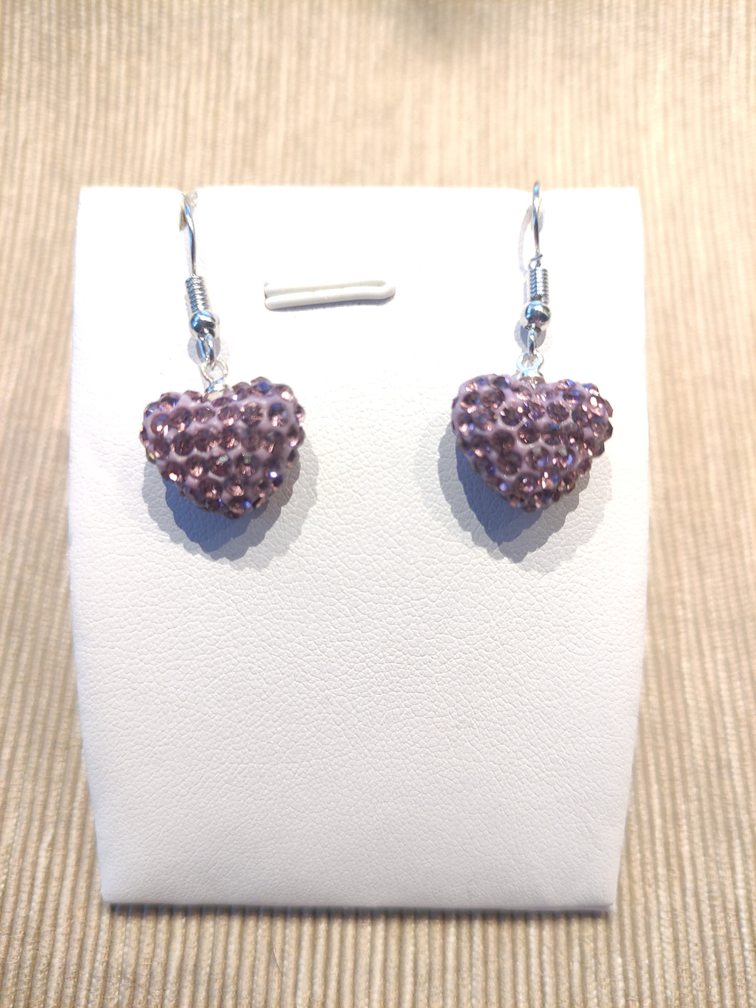 Pendientes Corazones Shambhala Lilas