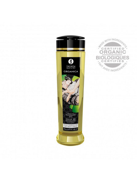 Aceite Shunga de Masaje Orgánico Sin Aroma 240 ml