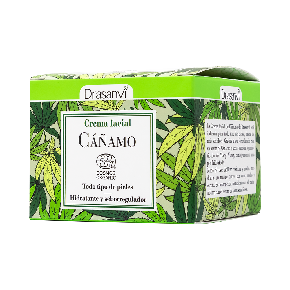 Crema Facial Aceite de Cañamo Ecológica 50 ml Drasanvi